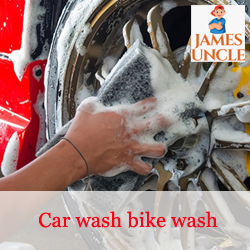 Car wash bike wash Mr. Barun Jana in Bansdroni